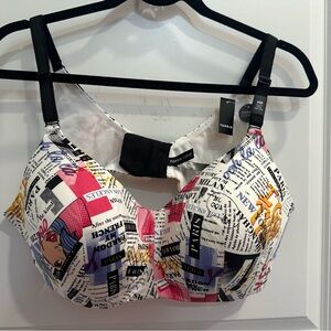 Torrid Plaid Print Bra - Red and Black